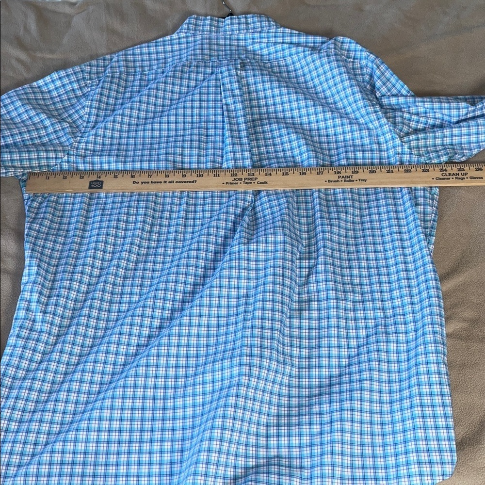 Ralph Lauren men’s blue plaid shirt size XLTG - Picture 5 of 6
